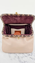 Load image into Gallery viewer, Coach 1941 Rider Bag 24 Snakeskin Leather Bag in Beige Sand Cream Smooth Leather - Coach 75501