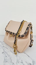 Load image into Gallery viewer, Coach 1941 Rider Bag 24 Snakeskin Leather Bag in Beige Sand Cream Smooth Leather - Coach 75501