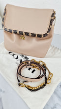 Load image into Gallery viewer, Coach 1941 Rider Bag 24 Snakeskin Leather Bag in Beige Sand Cream Smooth Leather - Coach 75501