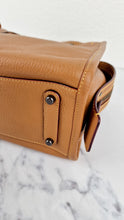Load image into Gallery viewer, Coach 1941 Rogue 25 Light Saddle Brown Leather & Burgundy Suede Handbag - Coach 54536