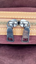 Load image into Gallery viewer, Coach 1941 Rogue 25 Light Saddle Brown Leather & Burgundy Suede Handbag - Coach 54536