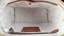 Load image into Gallery viewer, Coach 1941 Rogue 25 Light Saddle Brown Leather & Burgundy Suede Handbag - Coach 54536