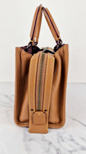Load image into Gallery viewer, Coach 1941 Rogue 25 Light Saddle Brown Leather & Burgundy Suede Handbag - Coach 54536