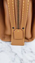 Load image into Gallery viewer, Coach 1941 Rogue 25 Light Saddle Brown Leather & Burgundy Suede Handbag - Coach 54536