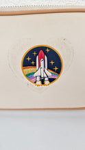 Load image into Gallery viewer, Coach Camera Bag with Nasa Space Rocket Patch in Chalk Smooth Leather Clutch - Coach 10851