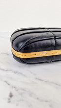 Load image into Gallery viewer, Alexander McQueen Mohawk Skull Box Clutch Black Leather and Swarovski Crystals 000926