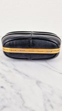 Load image into Gallery viewer, Alexander McQueen Mohawk Skull Box Clutch Black Leather and Swarovski Crystals 000926
