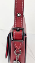Load image into Gallery viewer, Coach 1941 Saddle 23 Bag in Burgundy Smooth Leather - Crossbody Shoulder Bag Red Brown - Coach 55036