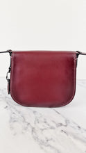 Load image into Gallery viewer, Coach 1941 Saddle 23 Bag in Burgundy Smooth Leather - Crossbody Shoulder Bag Red Brown - Coach 55036