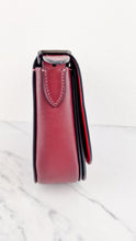 Load image into Gallery viewer, Coach 1941 Saddle 23 Bag in Burgundy Smooth Leather - Crossbody Shoulder Bag Red Brown - Coach 55036