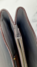 Load image into Gallery viewer, Coach 1941 Swagger Crossbody Chambray Blue Suede & Smooth Leather - Clutch Shoulder Bag Coach 25833
