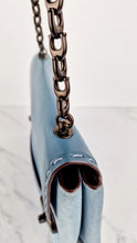 Load image into Gallery viewer, Coach 1941 Swagger Crossbody Chambray Blue Suede & Smooth Leather - Clutch Shoulder Bag Coach 25833