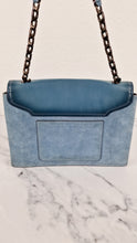 Load image into Gallery viewer, Coach 1941 Swagger Crossbody Chambray Blue Suede & Smooth Leather - Clutch Shoulder Bag Coach 25833