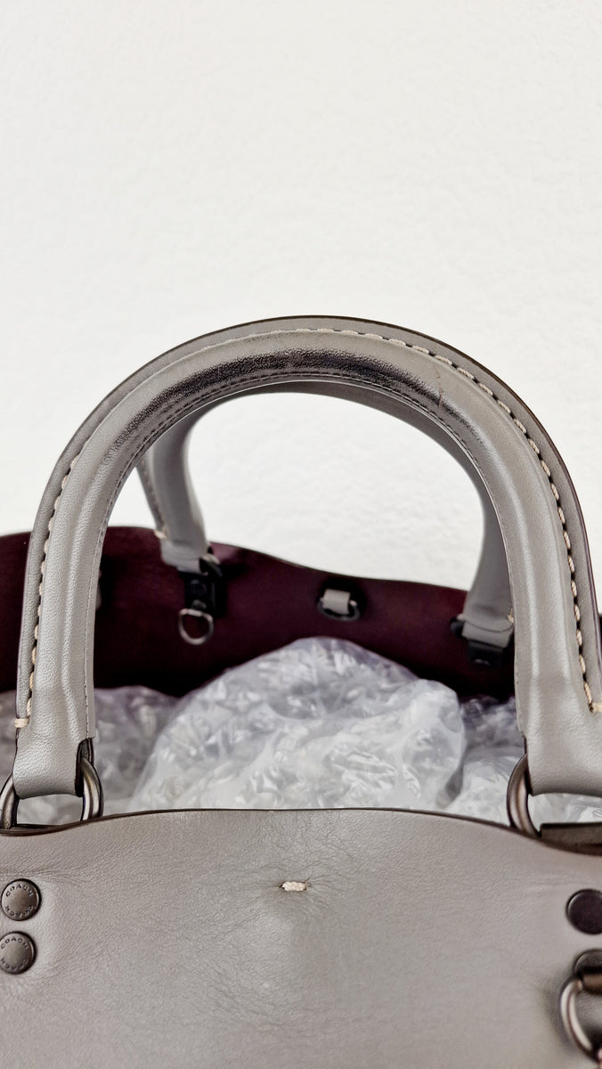 Coach 1941 Cooper Carryall Bag in Heather Grey Suede & Leather Lining –  Essex Fashion House