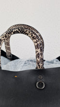 Load image into Gallery viewer, Coach 1941 Rogue Tote Bag With Links in Black & Pink With Snakeskin Handles