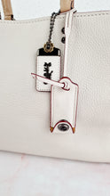Load image into Gallery viewer, Coach 1941 Rogue 31 in Chalk White Pebble Leather with Border Rivets & Brass Hardware - Coach 30457