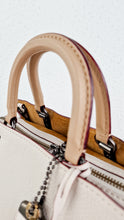 Load image into Gallery viewer, Coach 1941 Rogue 31 in Chalk White Pebble Leather with Border Rivets & Brass Hardware - Coach 30457