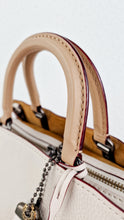 Load image into Gallery viewer, Coach 1941 Rogue 31 in Chalk White Pebble Leather with Border Rivets & Brass Hardware - Coach 30457