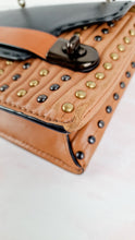 Load image into Gallery viewer, Coach 1941 Swagger With Quilting, Rivets & C Chain in Smooth Leather Mixed Metals - Coach 25491
