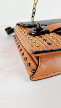 Load image into Gallery viewer, Coach 1941 Swagger With Quilting, Rivets & C Chain in Smooth Leather Mixed Metals - Coach 25491