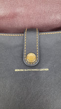 Load image into Gallery viewer, Coach 1941 Saddle 23 Bag in Black & Burgundy Tea Roses Appliqué Crossbody Shoulder Bag - Coach 38195