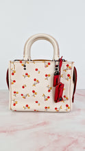 Load image into Gallery viewer, Coach 1941 Rogue 25 in Chalk White with Cherries Cherry Bag - Shoulder Bag Handbag in Smooth Leather - Coach 21636