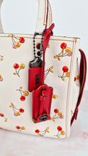 Load image into Gallery viewer, Coach 1941 Rogue 25 in Chalk White with Cherries Cherry Bag - Shoulder Bag Handbag in Smooth Leather - Coach 21636