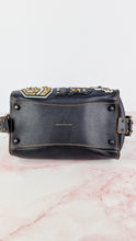 Load image into Gallery viewer, Coach 1941 Badlands Satchel Varsity Patch Bag 1 of 1 Customized Black Smooth Leather - Coach 56587