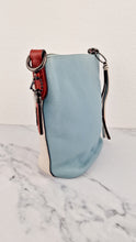 Load image into Gallery viewer, Coach Duffle 20 Colorblock Pebble Leather Bucket Bag Blue Chalk Crossbody Bag -  Coach 29260