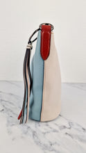 Load image into Gallery viewer, Coach Duffle 20 Colorblock Pebble Leather Bucket Bag Blue Chalk Crossbody Bag -  Coach 29260