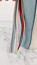 Load image into Gallery viewer, Coach Duffle 20 Colorblock Pebble Leather Bucket Bag Blue Chalk Crossbody Bag -  Coach 29260