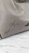 Load image into Gallery viewer, Coach Edie 31 Shoulder Bag in Grey Pebble Leather Handbag Coach 57125