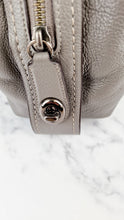 Load image into Gallery viewer, Coach Edie 31 Shoulder Bag in Grey Pebble Leather Handbag Coach 57125