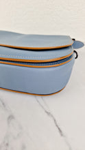Load image into Gallery viewer, Coach 1941 Saddle 23 Bag in Cornflower Blue Smooth Leather Crossbody Shoulder Bag - Coach 55036