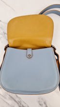 Load image into Gallery viewer, Coach 1941 Saddle 23 Bag in Cornflower Blue Smooth Leather - 75th Anniversary Limited Edition - Coach 37875