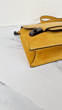 Load image into Gallery viewer, Coach 1941 Swagger Crossbody in Flax Yellow Suede & Smooth Leather - Clutch Shoulder Bag- Coach 25833