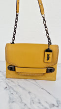 Load image into Gallery viewer, Coach 1941 Swagger Crossbody in Flax Yellow Suede & Smooth Leather - Clutch Shoulder Bag- Coach 25833