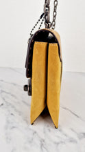 Load image into Gallery viewer, Coach 1941 Swagger Crossbody in Flax Yellow Suede & Smooth Leather - Clutch Shoulder Bag- Coach 25833