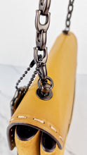 Load image into Gallery viewer, Coach 1941 Swagger Crossbody in Flax Yellow Suede & Smooth Leather - Clutch Shoulder Bag- Coach 25833