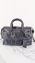 Load image into Gallery viewer, Coach 1941 Rogue Satchel with Embellished Handle - Black Leather Bag - Barrel Bag Coach 86918