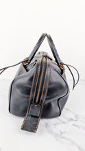 Load image into Gallery viewer, Coach 1941 Rogue Satchel with Embellished Handle - Black Leather Bag - Barrel Bag Coach 86918