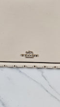 Load image into Gallery viewer, Coach Page Crossbody Bag Chalk Smooth Leather With Western Rivets and Snakeskin - Handbag - Coach 86731