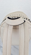 Load image into Gallery viewer, Coach Mini Campus Backpack in Chalk White Pebble Leather with Bandana Rivets - Coach 55628