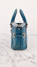 Load image into Gallery viewer, Coach Mini Blake Carryall in Teal Croc Embossed Leather - Handbag Crossbody Bag - Coach F37665