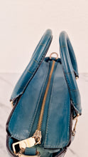 Load image into Gallery viewer, Coach Mini Blake Carryall in Teal Croc Embossed Leather - Handbag Crossbody Bag - Coach F37665