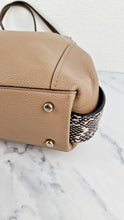 Load image into Gallery viewer, Coach Edie 31 in Stone Taupe with Snakeskin Colorblock Pebble Leather - Shoulder Bag Coach 57670