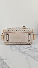 Load image into Gallery viewer, Coach 1941 Rogue 25 in Chalk White With Pyramid Prairie Rivets Pebble Leather Satchel - Coach 54551