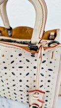 Load image into Gallery viewer, Coach 1941 Rogue 25 in Chalk White With Pyramid Prairie Rivets Pebble Leather Satchel - Coach 54551