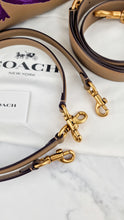 Load image into Gallery viewer, Coach x Jean-Michel Basquiat Rogue 25 Pez Dispenser Dinosaur Bag in Elm Leather & Suede - Handbag Crosbody Shoulder Bag in Taupe Beechwood Coach 6889