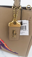 Load image into Gallery viewer, Coach x Jean-Michel Basquiat Rogue 25 Pez Dispenser Dinosaur Bag in Elm Leather & Suede - Handbag Crosbody Shoulder Bag in Taupe Beechwood Coach 6889